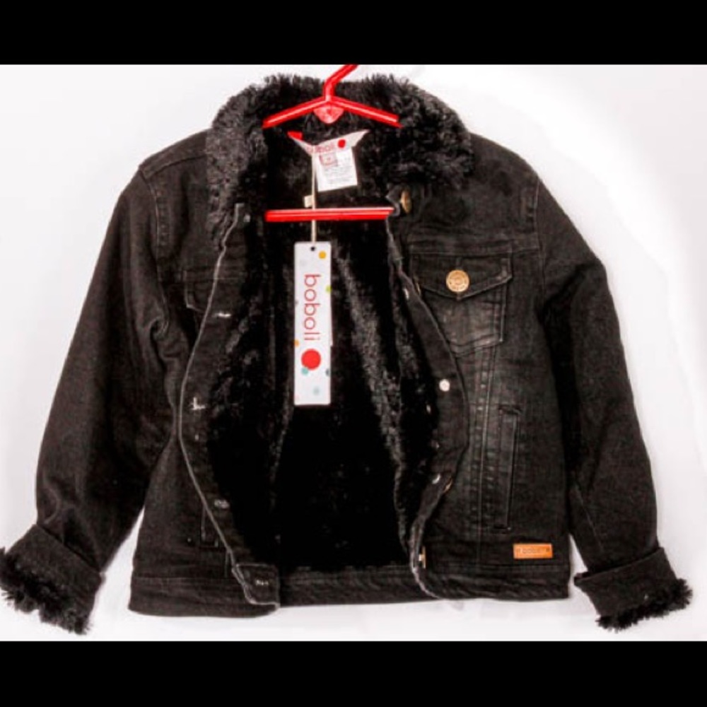 Boboli Denim Girl’s jacket Size 4 NWT - Picture 4 of 4